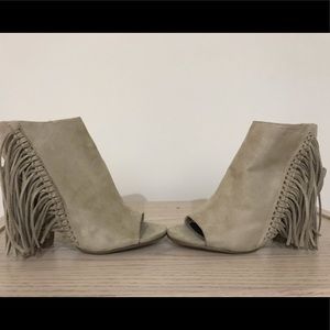 Fringe Booties NWOT